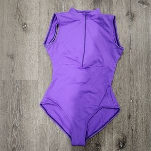 Purple leotard, adult M